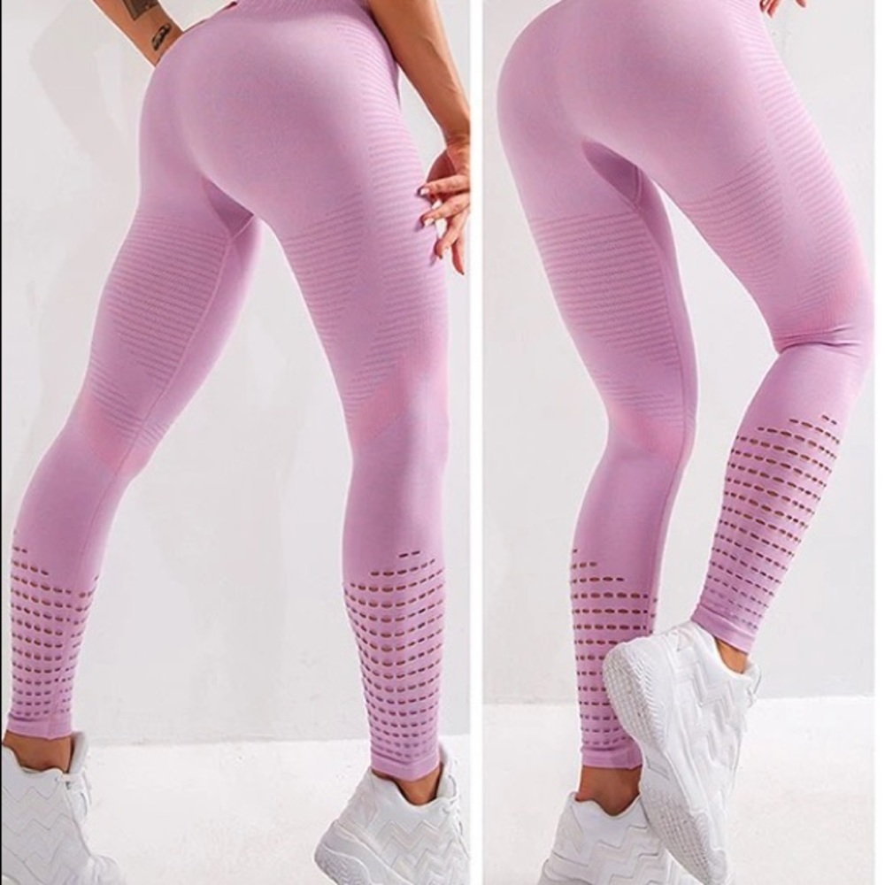 Pink high waisted Leggings